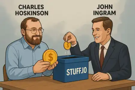 Charles Hoskinson ulazi u Stuff.io i Book.io: Dvostruki udar s Ingramom za digitalno vlasništvo