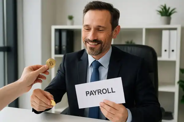 Prva tvrtka u državi isplaćuje plaću direktora u Bitcoinu